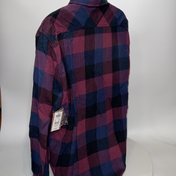 NWT MENS VANS BOX FLANNEL SHIRT SIZE XXL - Picture 7 of 11